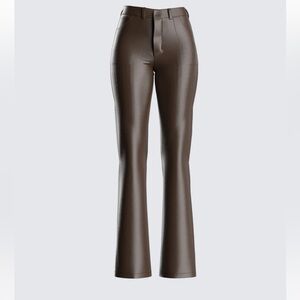 Finesse Brown Faux Pants